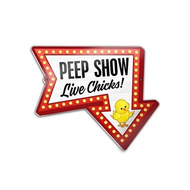 PVCチキンオンドリコーププラークサイン